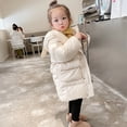 thumbnail image 5 of Hicidod Toddler Winter Jacket Long Light Thick Down Jacket Water-Resistant Windproof Fashion Solid Zipper Warm Cotton Girls Boys Jackets, 5 of 7