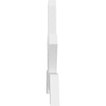 thumbnail image 3 of 60"W x 25"H x 2"D x 4"F, 10/12 Pitch, Vanguard Architectural Grade PVC Gable Bracket, 3 of 8