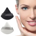 thumbnail image 5 of 1pcs Makeup Powder Puff Makeup Sponge Triangle Cotton Dry Powder Puff Sector High Density Crystal Cotton Makeup Tool For Women E5D0, 5 of 8