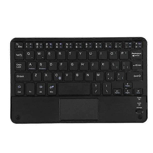 Ultra-Slim Mini Touchpad Keyboard, Keyboard with Built-in Multi-Touch Trackpad for Smart TV HTPC PC
