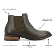 thumbnail image 6 of Vance Co. Mens Landon Tru Comfort Foam Pull-on Round Toe Chelsea Boot, 6 of 8