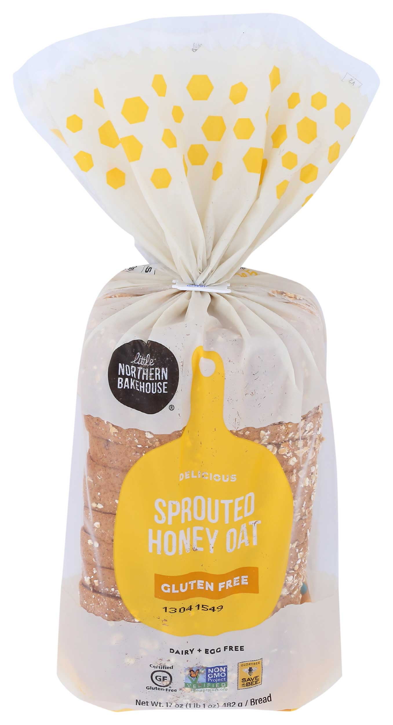 Little Northern Bakehouse Sprouted Honey Oat Bread, 17 Ounce 6 per
