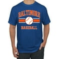 thumbnail image 1 of Wild Bobby City of Baltimore Baseball Fantasy Fan Sports Men's T-Shirt, Royal, 5X-Large, 1 of 6