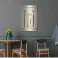 thumbnail image 4 of Luxe Metal Art 'Dental Mouth Mirror Blueprint Patent Parchment' Metal Wall Art, 24"x36", 4 of 9
