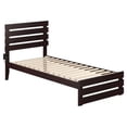 thumbnail image 2 of AFI Oxford Wood Twin Extra Long Bed with Footboard in Espresso, 2 of 7