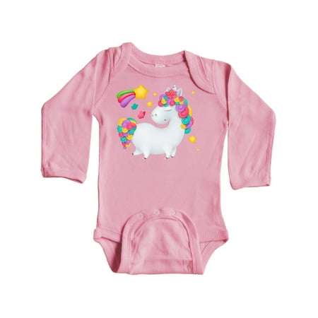

Inktastic Cute Unicorn Gift Baby Boy or Baby Girl Long Sleeve Bodysuit