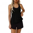 thumbnail image 6 of Levmjia Women's 3 Piece Tankini Swimsuit Set, Polka Dot Print Quick Dry Swimsuit for Women, Athletic Fit Plus Size Swimwear Cover Up Beachwear, 6 of 6