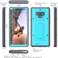 thumbnail image 2 of ArmadilloTek Vanguard Designed for Samsung Galaxy Note 9 Case (2018 Release) Military Grade Full-Body Rugged with Built-in Screen Protector & Kickstand - Blue, 2 of 5