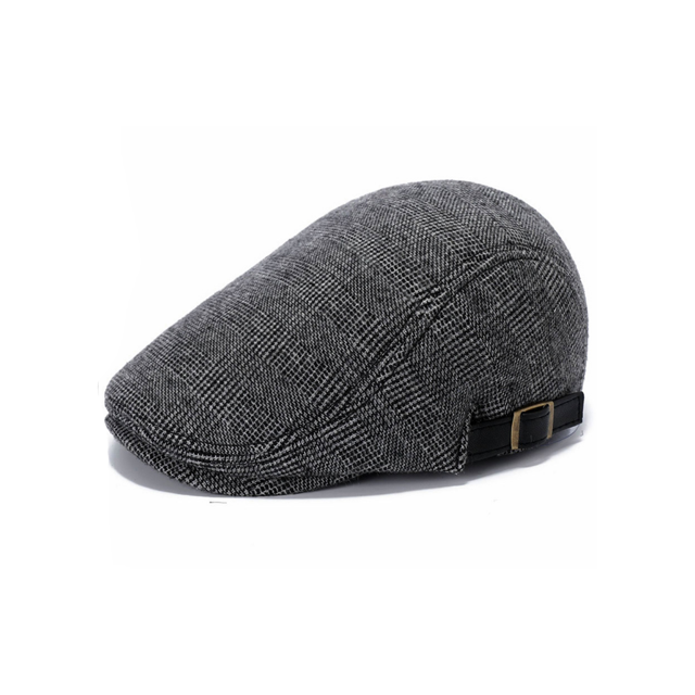 Vintage Lvy Hat Boina plana ajustable para hombre JM