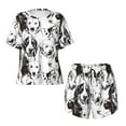 thumbnail image 4 of Kdxio Labrador Retriever Dog Print Pajamas Sets for Women Short-Sleeved Pjs with Lounge Shorts Two Piece Sleepwear S-4XL, 4 of 9