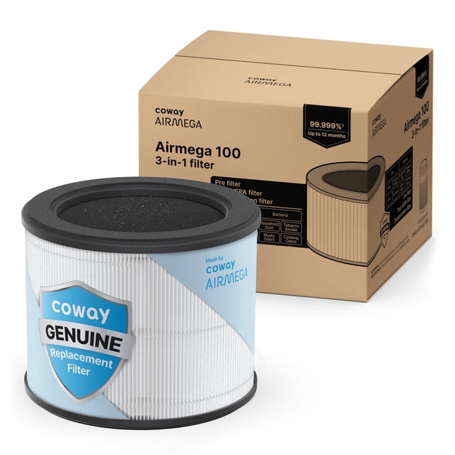 Juego de filtros de repuesto para purificador de aire Coway Airmega 100