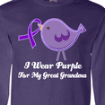 thumbnail image 4 of Inktastic Alzheimer's Awareness Great Grandma Long Sleeve T-Shirt, 4 of 5