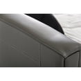 thumbnail image 3 of Modrest Ramona 85x89" Modern Steel & Faux Leather Eastern King Bed in Gray, 3 of 3