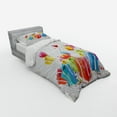 thumbnail image 3 of Ambesonne Birthday Bedding Set 4 Pcs, Colorful Boxes Balloons, Queen, Multicolor, 3 of 3