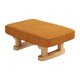 thumbnail image 3 of Taburete pequeño otomano decorativo para el hogar, taburete bajo de madera transpirable. Naranja, 3 of 9