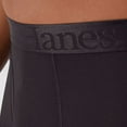 thumbnail image 3 of Hanes Originals Premium Men's SuperSoft Trunks 2pk - Purple/Black, Large, 3 of 5