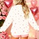 thumbnail image 4 of TaTaai Couple Crew Neck Printed Sweatshirt, Valentine's Day Gift Unisex Long-Sleeve Gift, 4 of 8