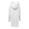 thumbnail image 6 of Vetsdori Pocket Jackets for Women Coat Zipper Fashion Fall Hoodie White Work Size Large Womens Jackets Plain, 6 of 9