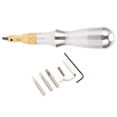 thumbnail image 2 of Fafeicy Leather Groover Tool, Stitching Groover Aluminum Handle Leather Edge Beveler Trenching Tool, For Handbags, Wallets, 2 of 8