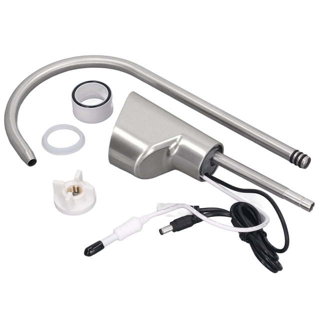 Robinet à Écran Tactile Intelligent avec Affichage TDS en Temps Réel, Rotation à 360°, Connexion Rapide DN10, Alimentation 24V, Acier Inoxydable, Installation Facile pour Cuisine