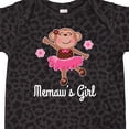 thumbnail image 4 of Inktastic Memaw Girl Ballerina Monkey Girls Baby Bodysuit, 4 of 5