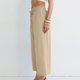 thumbnail image 4 of Pantalones Elásticos de Cintura para las Mujeres Color Sólido Vendaje Casual Pantalones Largos con Bolsillos, Pantalones de Cintura Alta Mujeres Cómodos Control Del Vientre Primavera Verano, 4 of 5