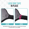 thumbnail image 6 of Palms-O-Aces Pickleball Paddle New Silicone Grip Bands - Pink 3C - 0.3 oz Assembled Weight, 6 of 8