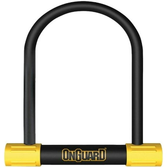 OnGuard BullDog Series U-Lock 5 x 9" Black/Yellow