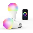 thumbnail image 2 of Smart Light Bulbs, A19 E26 Color Changing Led Bulb Works With Alexa, Google Home, App & Voice, 2 of 5