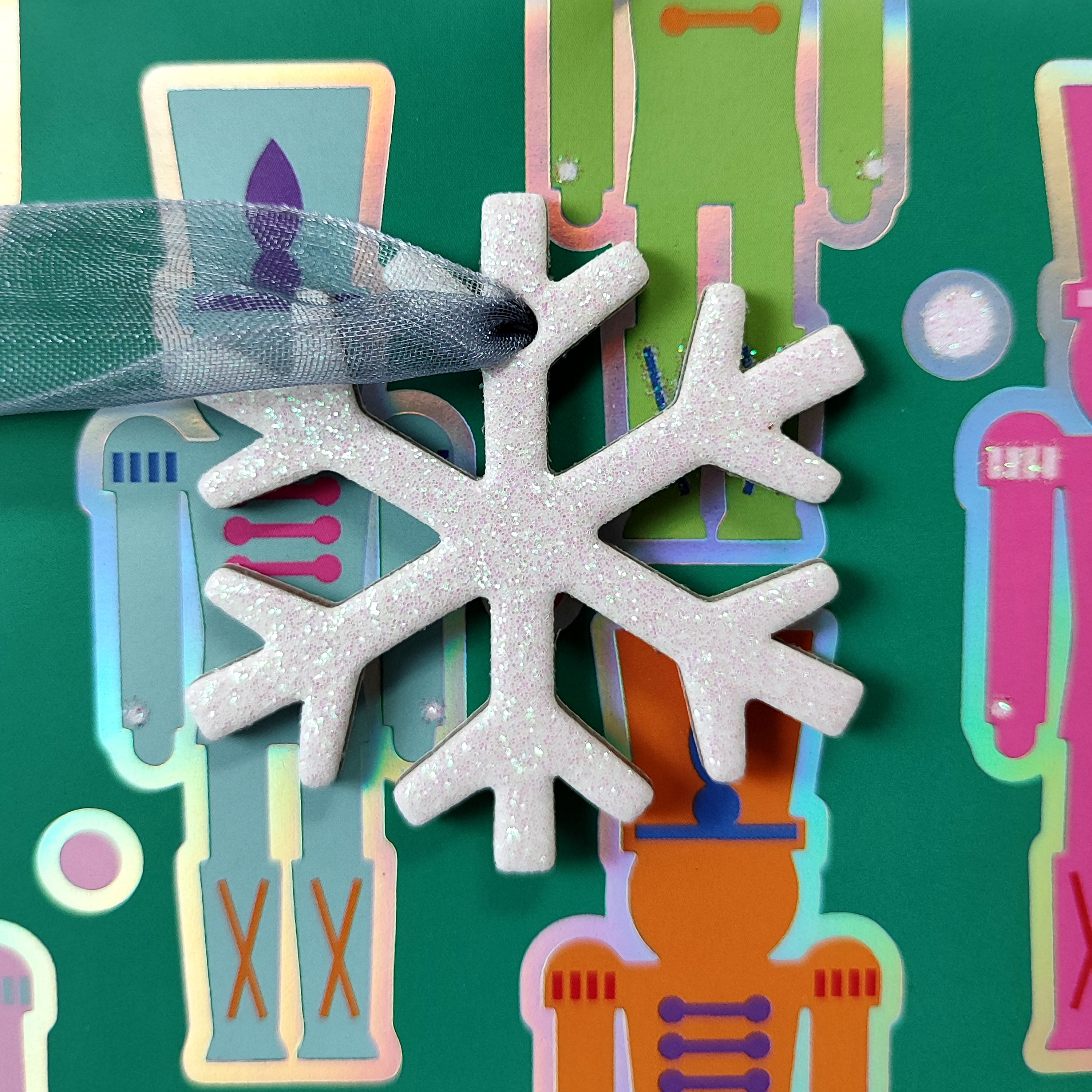 Holiday Time Christmas Printed Paper Gift Bag, 1 Count, Nutcrackers, HOLIDAY TIME PL 1PK LGSQ NTCRKRS BAG