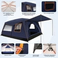 thumbnail image 6 of HOTEEL 10 Person Camping Tent Family Tents, Instant Cabin Tents, Family Cabin Multi Room Pop up Tents Car Camping for Parties, Music Festival Tent, Big, Easy up, Included Storage Pockets, Dark Blue, 6 of 12