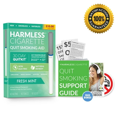30 Day Quit Kit / Alternative to Nicorette / Stop Smoking Product / Naturally Effective Quit Smoking Aid / Satisfy & Reduce