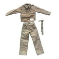 thumbnail image 3 of Figura a escala 1/6 Baoblaze traje completo chaqueta y pantalones para muñecos masculinos de 12, 3 of 8
