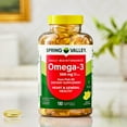 thumbnail image 5 of Spring Valley Daily Maintenance Omega-3 From Fish Oil Dietary Supplement Softgels for General & Heart Health, Lemon Flavor, 500 mg, 180 Count, 5 of 13