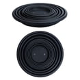 thumbnail image 5 of Round Plastic Pot Saucer, Plant Saucer, Durable Plastic Plant Tray, Black Round Plant Pot Saucers, Drip Tray for Indoor and Outdoor Garden, 5 of 9