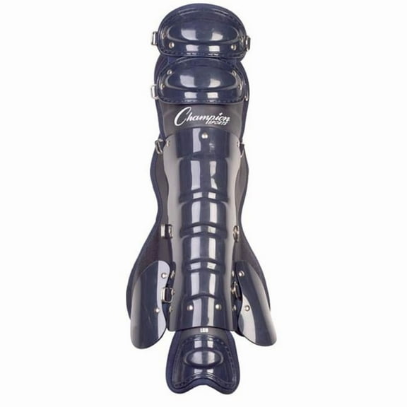 Champion Sports  Professional Umpire Leg Guard, Black