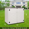 thumbnail image 2 of Horti Cubic 38 cu. ft. Outdoor Horizontal Storage Shed, 2 of 7