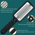 thumbnail image 2 of Foot Rasp Foot File, 2 Pcs Stainless Steel Pedicure Callus Remover for Feet, Professial Foot Care Tools for Pedicure to Removes Hard Skin Corns for Dry and Wet Feet, 2 of 7