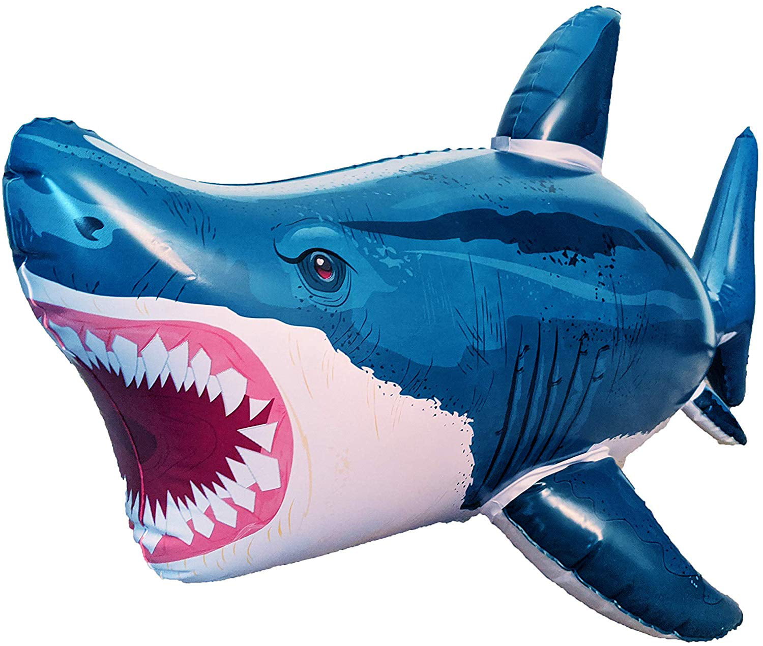 Giant Shark XL Pool Float Inflatable Vinyl Summer Beach Toy Patch Party NEW 