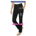 thumbnail image 4 of Woman Within Plus Size Straight-Leg Stretch Denim Five-Pocket Jeans, 4 of 6