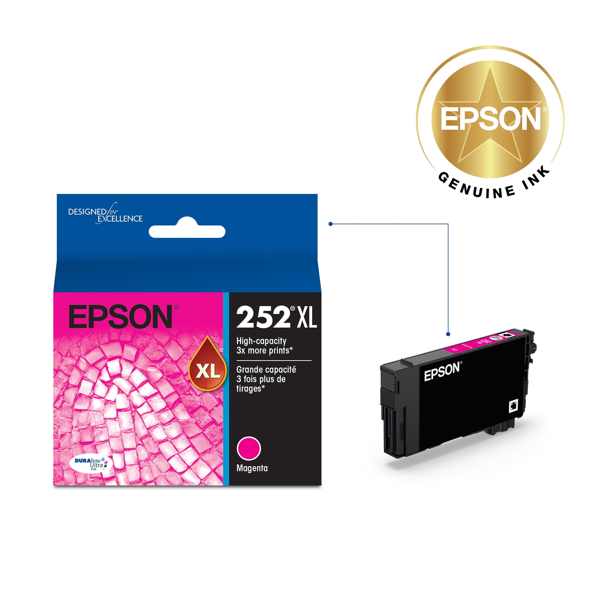 Epson 252XL High-capacity Magenta Ink Cartridge