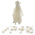 thumbnail image 4 of 15 Yards Lace Trim Fabric Daisy Ribbons Clothing Accessories Embroidered Decor, 4 of 7