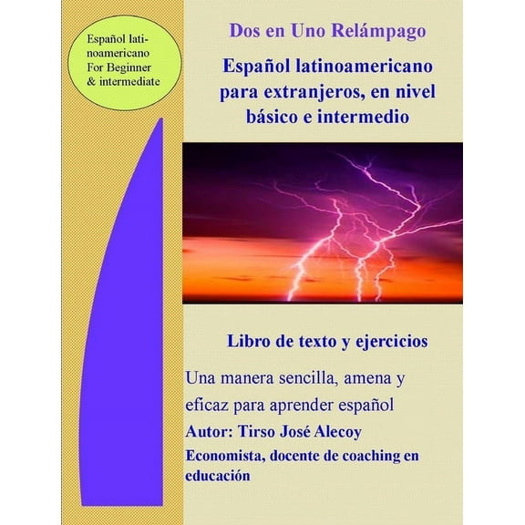 Dos en Uno Relámpago Español latinoamericano para extranjeros en nivel básico e intermedio, (Paperback)