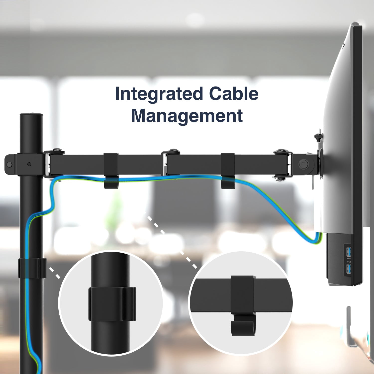 Desky Dual Eco Monitor Mount