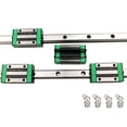 thumbnail image 2 of Guide Rail 2 X HGR 20-1000mm Slide Rail + 4 X Bearing Blocks Guideway Rail for DIY CNC Routers Lathes Mills, 2 of 7