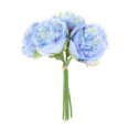thumbnail image 2 of Plantas de Follaje Artificial de Flores Falsas de Poenías China Plantas de Sinulación Azul Soledad Ramo de flores de simulación, 2 of 10
