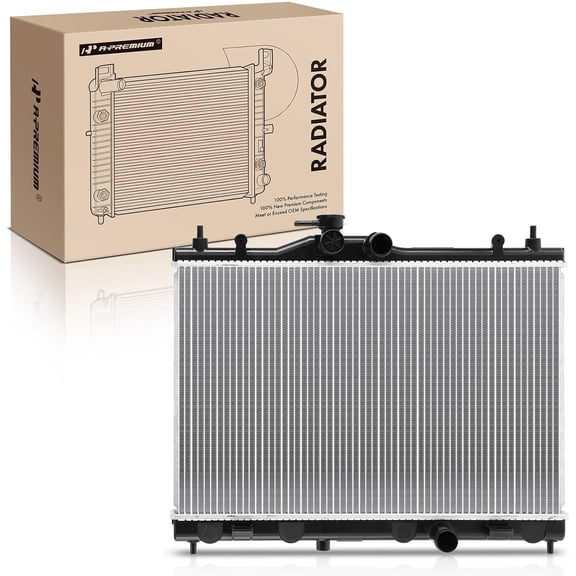 A-Premium Engine Coolant Radiator Assembly Compatible with Nissan Cube 2009-2014 L4 1.8L, Manual Transmission, Replace# 214101FD5A