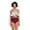 Red, variant on LIORA Women Two Piece High Waisted Bikini Ruffle Swimsuit with Bottom
