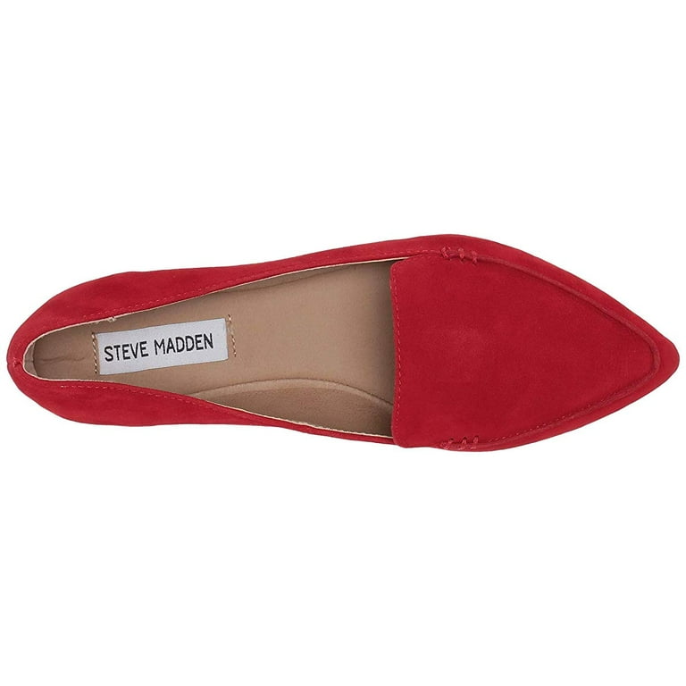 Steve madden feather suede loafers deals