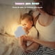 thumbnail image 4 of Luz de noche para niños, lampara de noche bebe recargables, night light LED portátil regulable, luz nocturna para dormitorios de niñas y niños, Grandes opciones de regalo para niños y bebés, blanco, 4 of 8